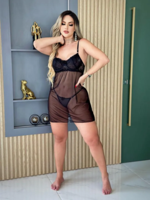 Camisola Com Calcinha Luisa