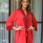 Robe feminino Paris, lingerie delicada e confortável para usar em casa ou complementar conjuntos de lingerie.