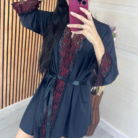 Robe feminino Paris, lingerie delicada e confortável para usar em casa ou complementar conjuntos de lingerie.