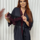 Robe feminino Paris, lingerie delicada e confortável para usar em casa ou complementar conjuntos de lingerie.