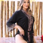 Robe feminino Paris, lingerie delicada e confortável para usar em casa ou complementar conjuntos de lingerie.