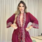 Robe feminino Paris, lingerie delicada e confortável para usar em casa ou complementar conjuntos de lingerie.