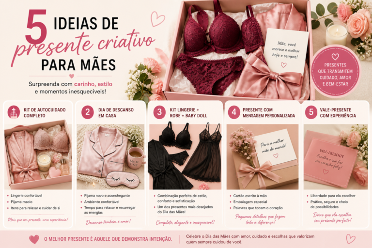 5 ideias de presente criativo para mães (que realmente surpreendem)