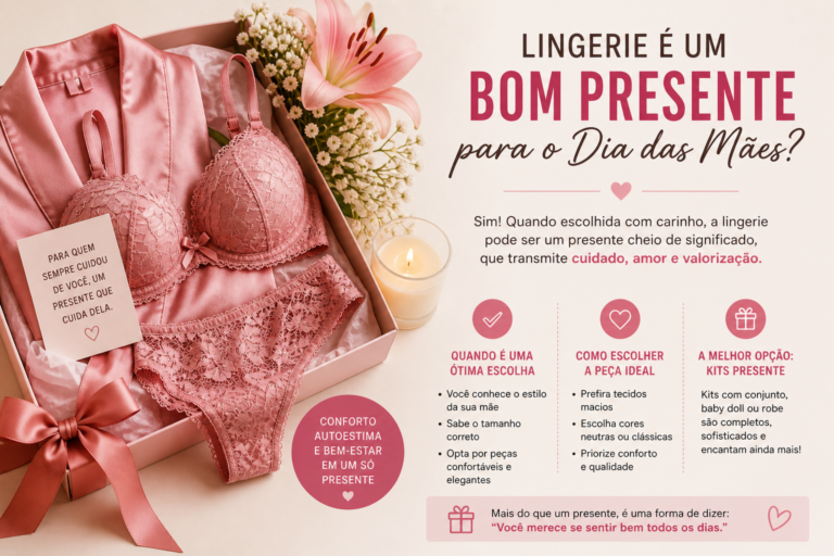 Lingerie é um bom presente para o Dia das Mães? Descubra quando vale a pena